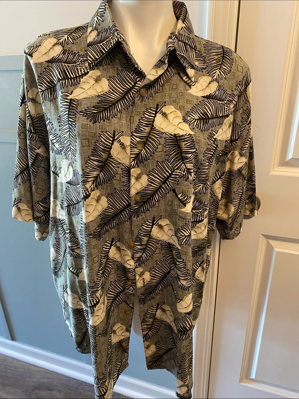 Summa silk Tropical Short-Sleeve Shirt